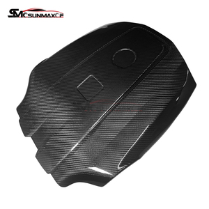Couvre-moteur en fibre de carbone sèche AMG GT pour Mercedes BENZ GTC GTR 2015-2023, tissage en carbone 3K en finition brillante - Product Image 6