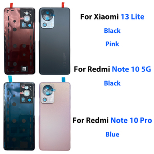 Coque <span class=keywords><strong>arrière</strong></span> de batterie, porte <span class=keywords><strong>arrière</strong></span> en verre pour Xiaomi 13 Lite <span class=keywords><strong>Note</strong></span> <span class=keywords><strong>10</strong></span> 5G, coque <span class=keywords><strong>arrière</strong></span> en verre pour téléphone portable, pièces de réparation de batterie - Product Image 2