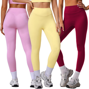 Pantalones de Yoga de Cintura Alta con Efecto Levanta Glúteos para <span class=keywords><strong>Mujer</strong></span>, Pantalones de Fitness de Secado Rápido, Ajustados y Moldeadores - Product Image 1