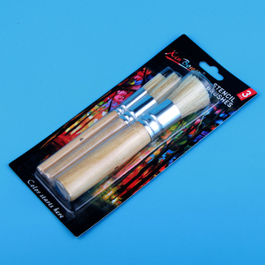 Xin Bowen-Juego de pinceles de pintura con cerdas de aceite, herramientas de dibujo artístico con mango de Color Natural, <span class=keywords><strong>precio</strong></span> barato, 3 unidades - Product Image 4
