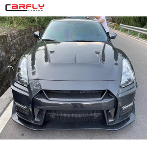 Nismo Phong Cách Carbon Sợi Thủy Tinh Cơ Thể Kit Cho Cho Nissan Gtr R35 - Product Image 4