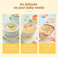 Robot Culinaire Bébé Multifonctionnel Ensemble Préparateur Aliments Fruits Légumes Viande Mixeur