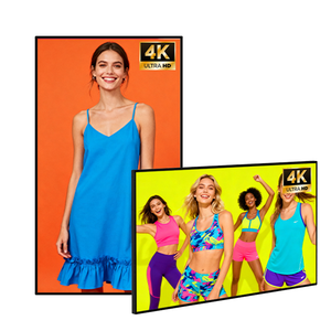 Siêu mỏng quảng cáo thông minh hiển thị OEM trong nhà 4K Ultra Slim 55inch Android kỹ thuật số biển LCD Nhà cung cấp - Product Image 1