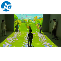 Petits jeux interactifs de projection de sol mural Projecteur de boule murale numérique interactif AR pour enfants