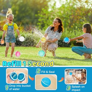 Silicone riutilizzabile palloncini magnetici attività all'aperto piscina giochi da spiaggia per bambini ragazzi ragazze-palla <span class=keywords><strong>d</strong></span>'<span class=keywords><strong>acqua</strong></span> per divertimento avventura - Product Image 4