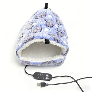 USB riscaldato eco-friendly flanella vello uccello nido Multi-livello regolazione della temperatura per pappagalli/scoiattoli/porcellini d'India - Product Image 5