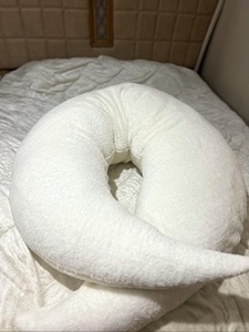 Almohada Gigante de Fase Lunar, Cojín de Peluche en Forma de <span class=keywords><strong>Luna</strong></span> Creciente para Abrazar, Almohada para Embarazadas, Almohada de Cuerpo Completo para Dormir - Product Image 5