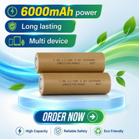 Baterai Lithium Cell BAK EV E Tenpower Ampace 4000 hingga 6500mAh Full Tab 21700, Daya Tahan Tinggi untuk Peralatan Listrik, Sepeda Listrik, Drone FPV