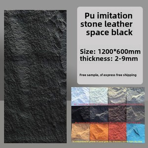 Panel de Piedra Artificial de Imitación de Piedra PU, Panel de Pared para Hoteles, Panel de Pared de Espuma PU 1200*600*120 - Product Image 2