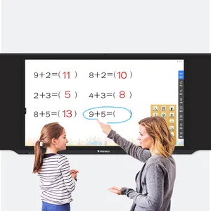 Intelligentes pädagogisches interaktives Schild für Schule Anti-Blendglas intelligentes System Multimedia-Schreiben elektronisches intelligentes Schild