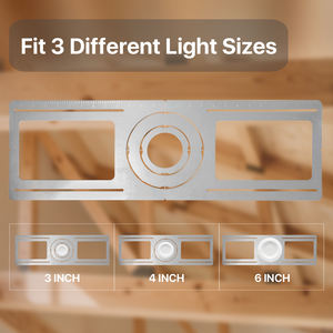 Placa de montaje de nueva construcción con soporte de techo ligero 3 4 6 pulgadas Downlight áspero en soporte para accesorios de iluminación interior - Product Image 3
