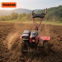 Cultivadora de Alta Calidad con Motor de Gasolina de 13HP/15HP 188F/190F/192F de 4 Tiempos para Grandes Explotaciones Agrícolas
