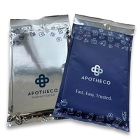 Enveloppes isothermes métalliques auto-extensibles avec mousse intérieure et fermeture éclair pour l'expédition en chaîne du froid