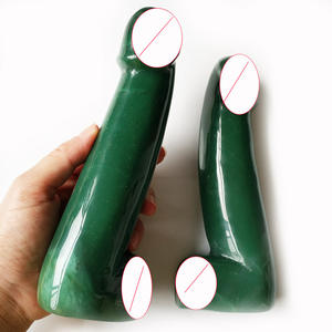 Quarz pensi kristall dildos massage zauberstäbe kristall massage zauberstäbe natürliche quarz kristall penis massager zauberstab - Product Image 2