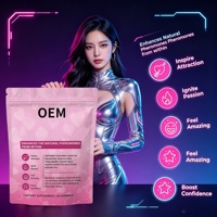 Gomitas con Feromonas OEM/ODM para Mujeres con Raíz de Maca, L-Arginina y Trébol Rojo, Aumenta la Atracción y la Confianza, 60 Unidades