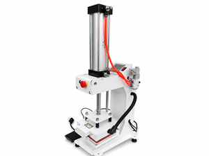 Wholesale Automatic Top and Bottom Heating Heat Press Machine Single Station Pneumatic Label Logo Printing Machine