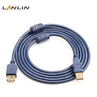 Cable de Extensión USB 2.0 Macho a Hembra de Alta Velocidad para Cargador de Teléfono, Computadora, Impresora, TV