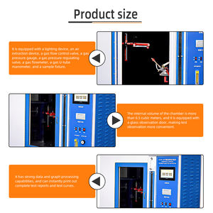 La chambre d'essai de combustion verticale et horizontale UL94 est utilisée pour tester les caractéristiques de combustion des matériaux plastiques. - Product Image 5