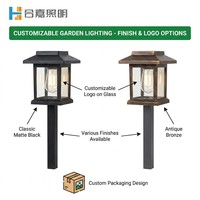 Lampes solaires pour allées extérieures, étanches, à double usage (sur piquet et suspendues), blanc chaud, allumage/extinction automatique pour jardin, cour, patio, allée