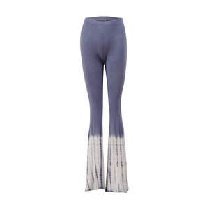 Leggings a Vita Alta da Donna <span class=keywords><strong>con</strong></span> Effetto Tie-Dye, Morbidi ed Elastici, <span class=keywords><strong>Pantaloni</strong></span> a Zampa d'Elefante <span class=keywords><strong>con</strong></span> Colore Sfumato per Abbigliamento Casual e Quotidiano - Product Image 4