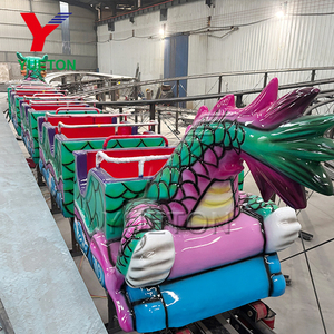 मज़ा मेला आकर्षण कार्निवल यांत्रिक स्लाइड ड्रैगन ट्रेन सवारी रोलर कोस्टर चीन मनोरंजन पार्क गेम से रोलर कोस्टर - Product Image 4