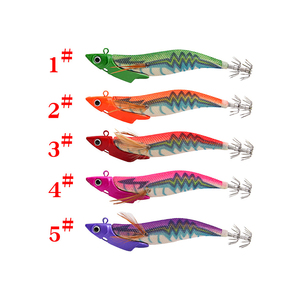 Señuelo Luminoso de Pesca <span class=keywords><strong>Happy</strong></span> Fishing de 13.4cm, Cebo Artificial Duro de ABS de 38.5g/40g con Anzuelos para Pesca en el Mar, Calamar, Pulpo, Sepia - Product Image 2