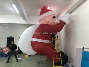 Giant Inflatable Santa <strong>Climbing</strong> the Chimney with Gift Bag for Christmas Decoration - Product Image 3
