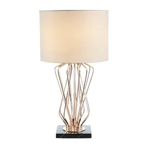 Huanhong — lampe de table e27 nordique en tissu, éclairage populaire, pour chambre à coucher