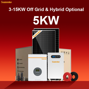 Sistema de Energía Solar Todo en Uno Sunroko Off Grid de 3000w 5kw 6kw 8kw 10kw Híbrido ODM OEM para el Hogar Completo SR-UD1.2-10K Off-G - Product Image 4