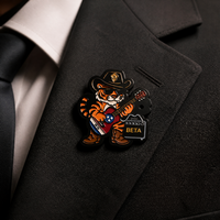 Maßgefertigte Weiche Emaille-Pins Logo Metall-Abzeichen für Köche, Baristas, Barkeeper und Kulinarische Berufe Merchandise Großhandel