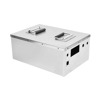 Boîte de distribution de boîtier d'instrument électronique en acier inoxydable personnalisée directe d'usine pour batterie au lithium