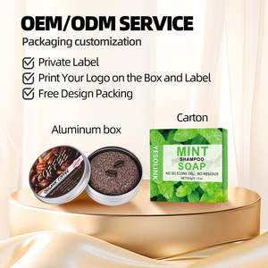 Nourrissant Hydratant Fluffy Marque Privée Savon <span class=keywords><strong>Solide</strong></span> Bulle Soins Des Cheveux Bio Vegan Shampooing Bar Papier Boîte En Fer Blanc Fabriqué Naturel - Product Image 6