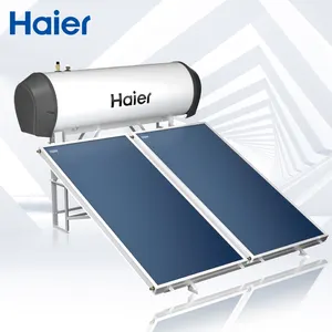 Precio al por mayor buena venta membrana azul 180l 200l 300l tanque presurizado placa plana Panel sistema Solar calentador de agua para la venta