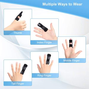 Férula para pulgar, soporte para mano para dedo para artritis, soporte para dedo para alisador de dedo meñique roto - Product Image 4