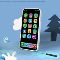 Jouets téléphoniques éducatifs pour l'apprentissage précoce des garçons et des filles : téléphones à écran tactile simulé pour enfants