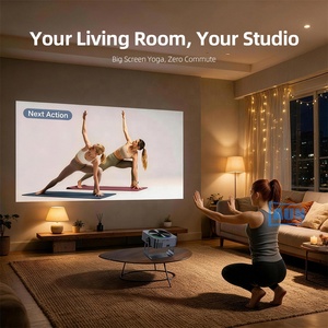 Mini projecteur Android 4K 1080P Full HD Home Cinéma à courte focale Google TV WIFI Correction automatique de la distorsion trapézoïdale Vidéoprojecteur à faible coût A005 - Product Image 5