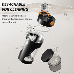 जिम-पोर्टेबल और रिचार्जेबल के लिए इलेक्ट्रिक प्रोटीन शेकर बोतल मिक्सर 25701 - Product Image 4