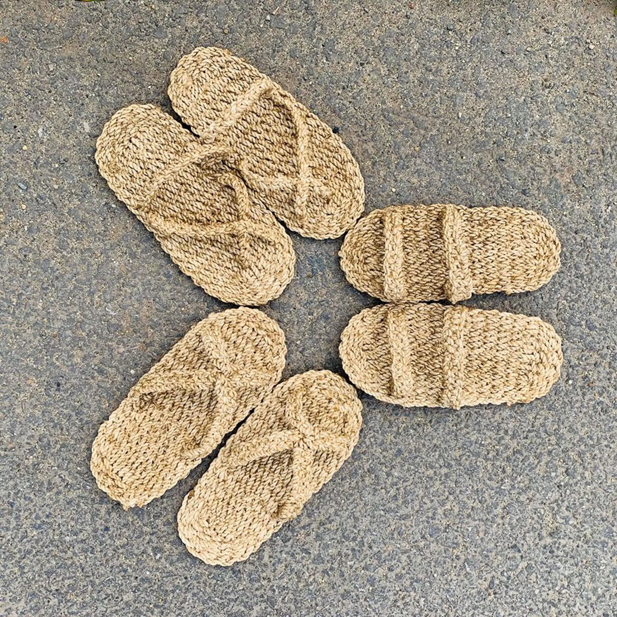 Wholesales sandálias femininas de algodão, chinelos e palha de algodão do vietnã, tra craft st 73007