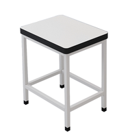 Tabouret en bois et métal robuste, minimaliste, empilable, mobile, chaise de restauration, cuisine, bureau, pratique, durable, mobilier d'espace