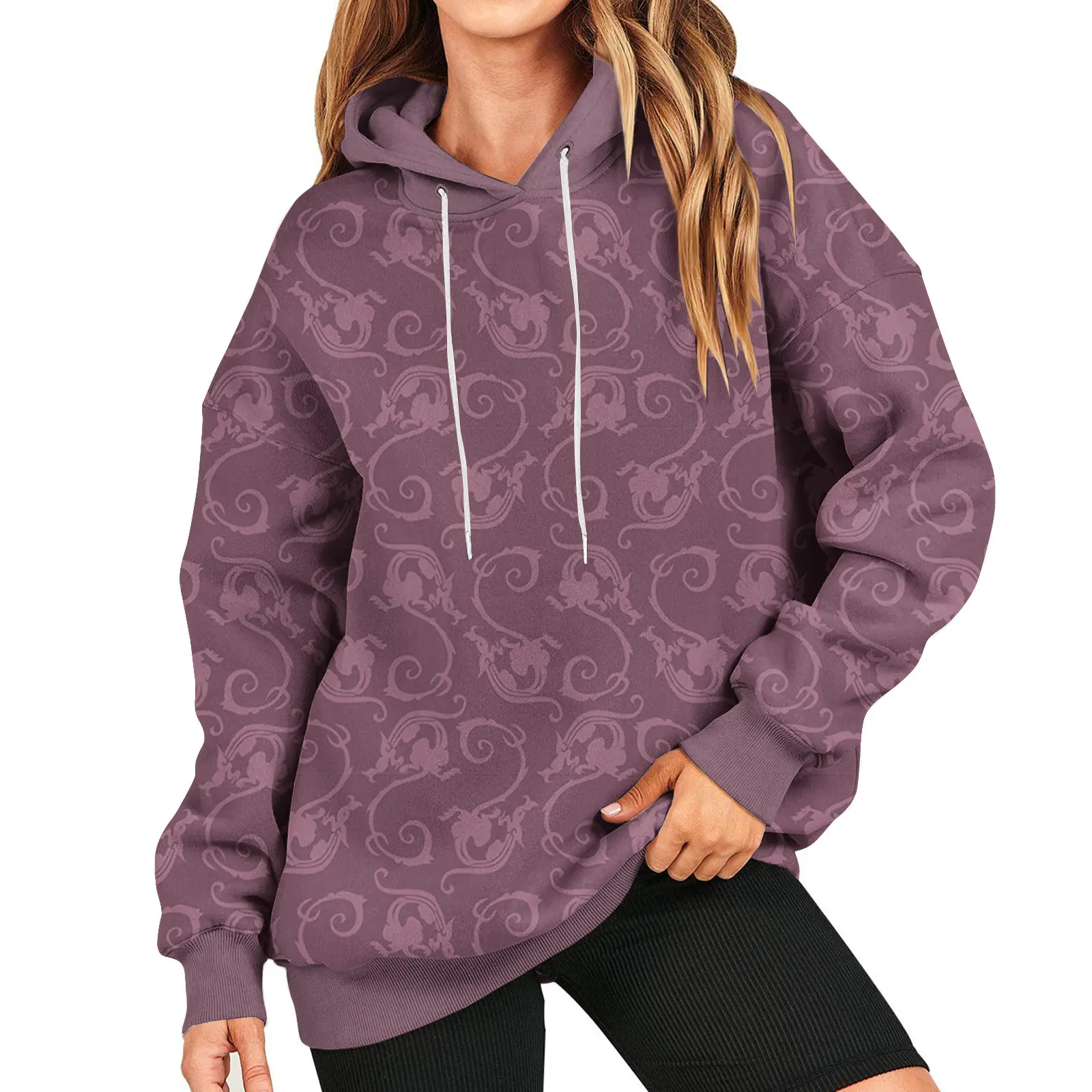 Bán buôn Nhà cung cấp chất lượng cao áo thun áo tùy chỉnh thiết kế thời trang Hoodies Áo nỉ cho phụ nữ