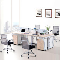 Meubles de poste de travail modernes à plan ouvert, bureau, table de travail, bureau de conception moderne, bureau modulaire
