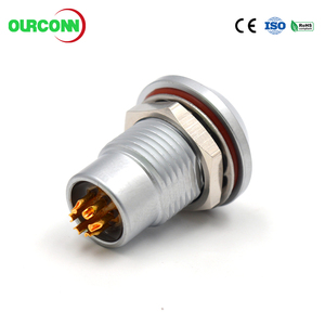 ขั้วต่อแบบกด-ดึงทรงกลม OEM ซีรีส์ B ชุบทอง ป้องกันน้ำและฝุ่นระดับ IP68 แรงดันไฟฟ้า 230V สำหรับ EGG/ECG/EEG/FFG/PHG/FPG/FHG/FSG/FNG/<span class=keywords><strong>PNG</strong></span> - Product Image 2
