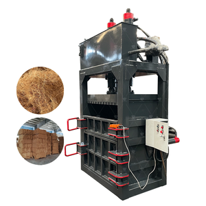 Prensa Hidráulica Vertical para Fibra de Coco, Compactadora de Alta Presión para Reciclaje de Residuos Agrícolas - Product Image 3