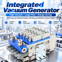 Katup Solenoid Hisap Tiup Generator Vakum Terintegrasi Tipe Modular dengan Layar Digital Performa Vakum Tinggi untuk Otomasi