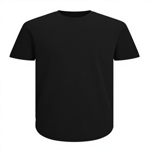 100% Cotton Blank T Shirt 180 GSM Unisex Short Sleeve Crew Neck <b>Plain</b> <b>Tee</b> Wholesale - Product Image 4
