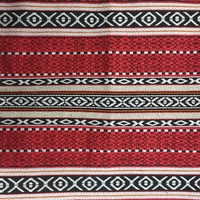 Nouveau design, style arabe, tissu jacquard Sadu en polyester 100 % tissé, imitation coton, poids lourd, pour canapé, mobilier, textile
