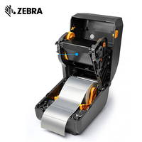 Imprimante thermique à transfert Zebra originale de 4 pouces, 300 dpi, imprimante d'étiquettes de codes-barres de bureau, ZD888TA pour la logistique