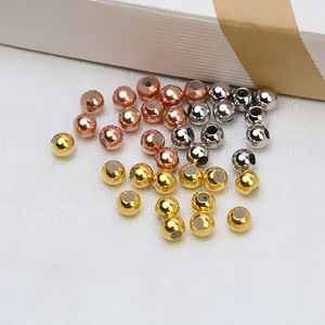 Perles légères dorées en argent S925 Wenchi - Accessoires de bijoux DIY ajustables, assortiment de 1571 perles (Modèle 21603) - Product Image 1