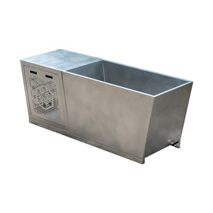 Bañera de Hielo de Acero Inoxidable para Exteriores, Piscina de Inmersión Fría para Entrenamiento, Recuperación y Spa, para 1 Persona - Product Image 4