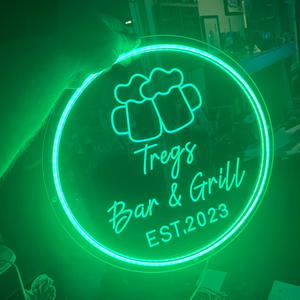 Borracho de amor Letrero de neón Personalizado Boda Led Luz Decoración Hogar Decoración de pared Compromiso Personal - Product Image 5